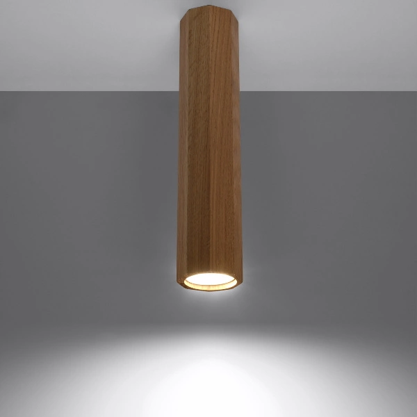 NOWOCZESNY Plafon ZEKE 30 dąb SL.1034