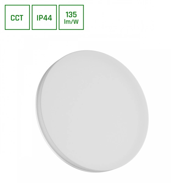 NYMPHEA FUSION 20W/30W/40W CCT 230V 120ST IP44 FI330X53MM BIAŁY