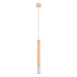 Lampa wisząca ALFA ADORI DREWNIANA 1xE14 9cm | 61163