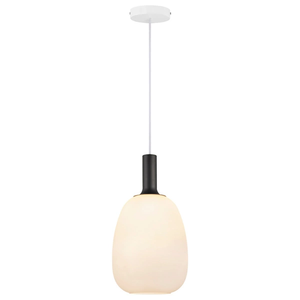 Lampa wisząca ALTON E27 60W Szkło | Biały