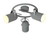 Lampa sufitowa GRAY spirala, 3xE14, szara, 98-66497
