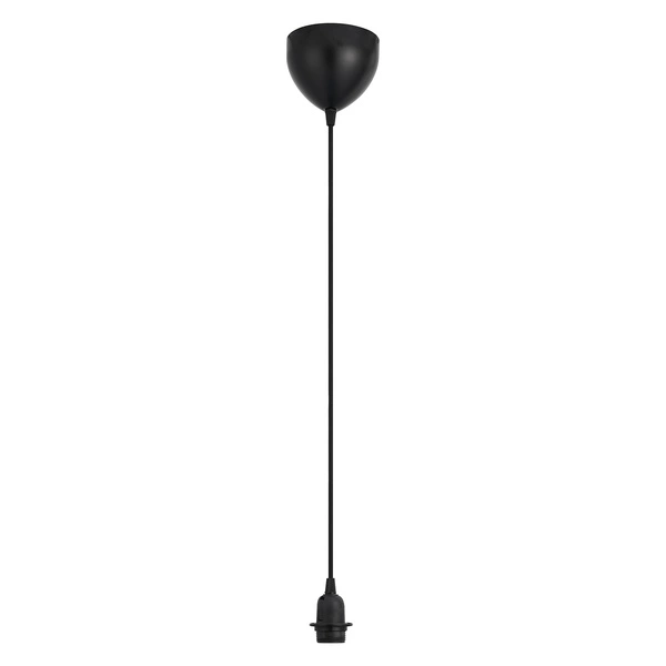 Zestaw do lampy wiszącej DELUX E27 60W Metal | Czarny