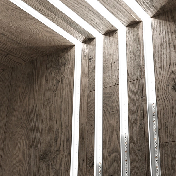 Profil LED P13-1 100cm szer. 30mm | do osłonek C2 | biały