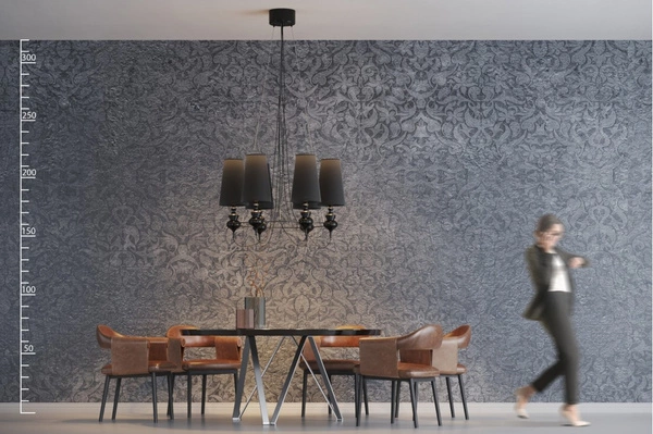 BAROCO 6 BLACK PENDANT