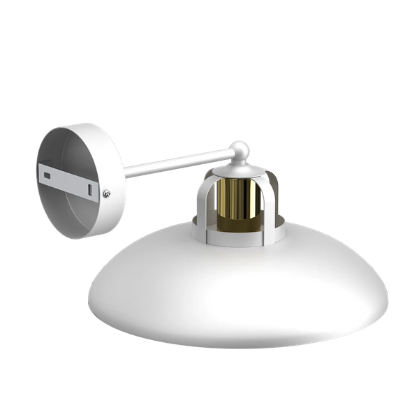 Kinkiet FELIX WHITE/GOLD 1xE27