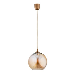 Lampa wisząca ALFA FLESZ 250 ZŁOTA 1xE27 25cm | 61100