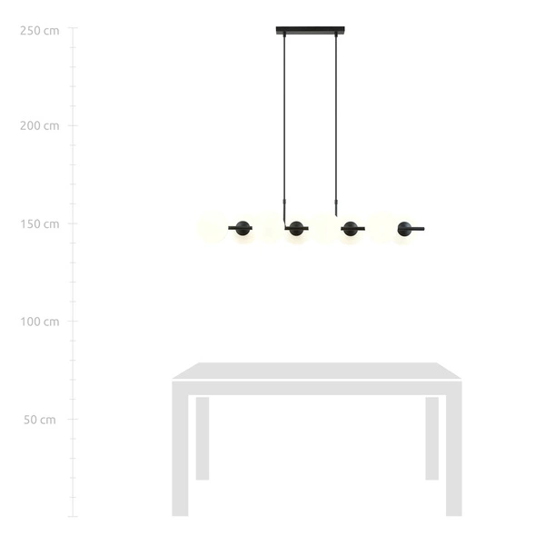 Lampa wisząca Emibig RORY 8 OPAL 1205/8