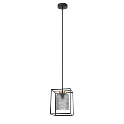 Lampa wisząca RETRO Sinella wys. cał. 96cm E27 | czarny
