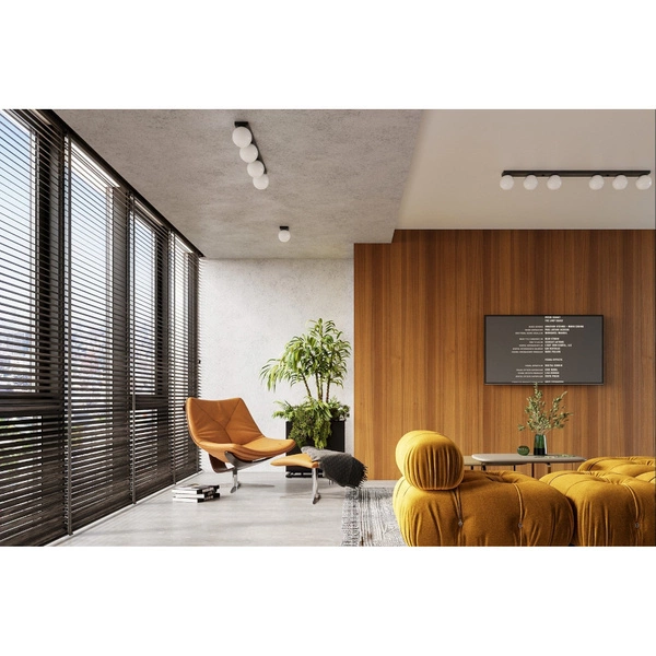 Plafon YOLI 6, czarny z białymi kloszami, 6x40W G9, SL.1155