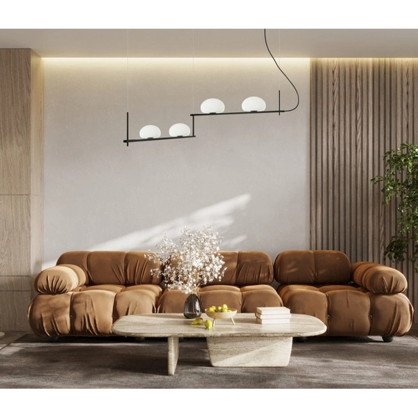 Lampa wisząca Italux Kernio PND-357784-BK+W