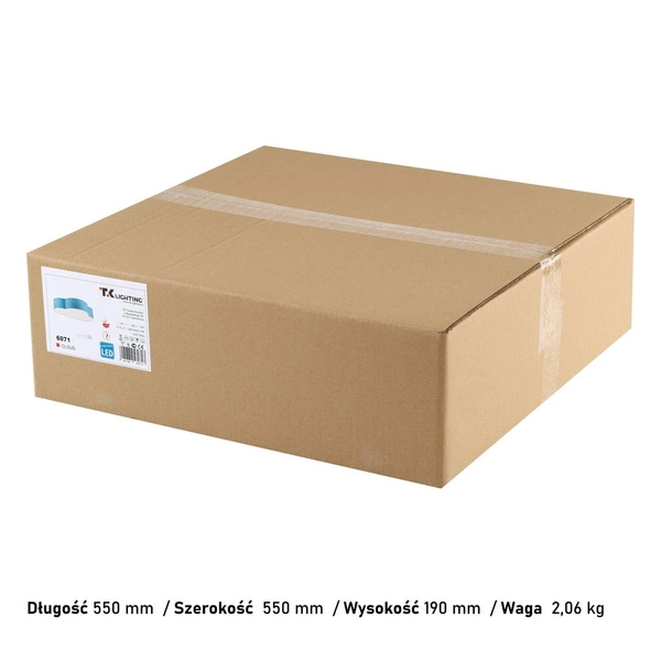 CLOUD NIEBIESKI PASTELOWY LAMPA SUFITOWA 4 PŁ 6071