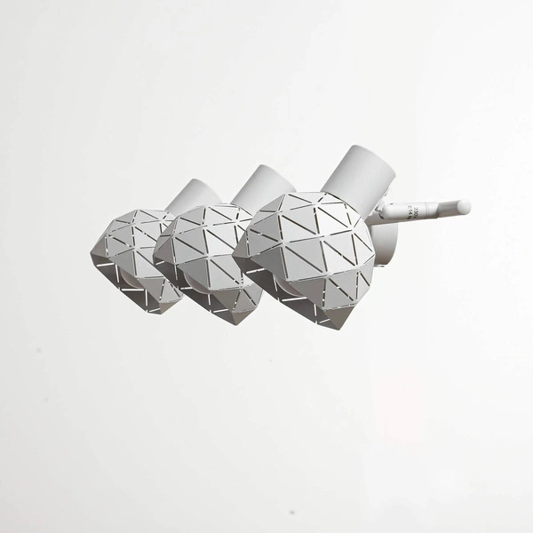 Nowoczesny spot sufitowy biały REUS 3 pkt.