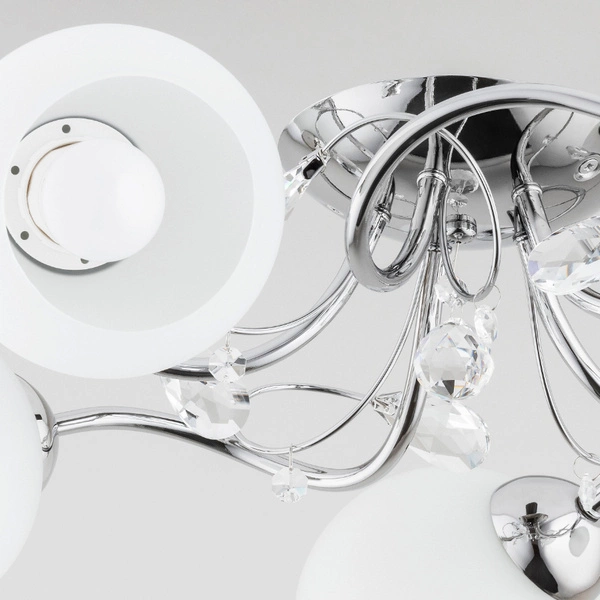 Lampa sufitowa ALFA LIVIA PRO CHROM 5xE27 52cm | 28525
