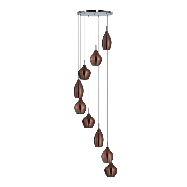 Azzardo AMBER MILANO 9 CLEAR 3102