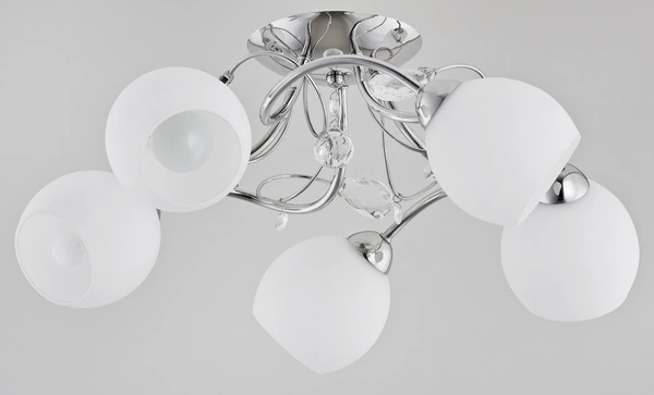 Lampa sufitowa ALFA LIVIA CHROM 5xE14 52cm | 21525