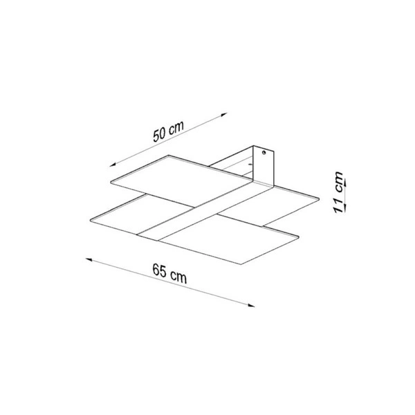 Nowoczesny Plafon MASSIMO biały SL.1045