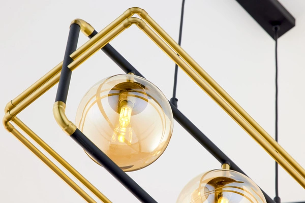 Nowoczesna Lampa wisząca FIORI wys. 115cm 3xG9 14W IP20 | Złoty