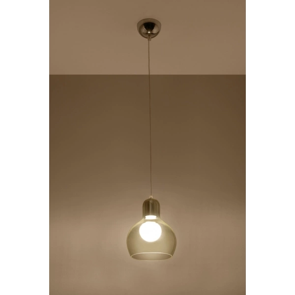 Lampa Wisząca CARLA SL.0233 chrom/szampański 1xE27