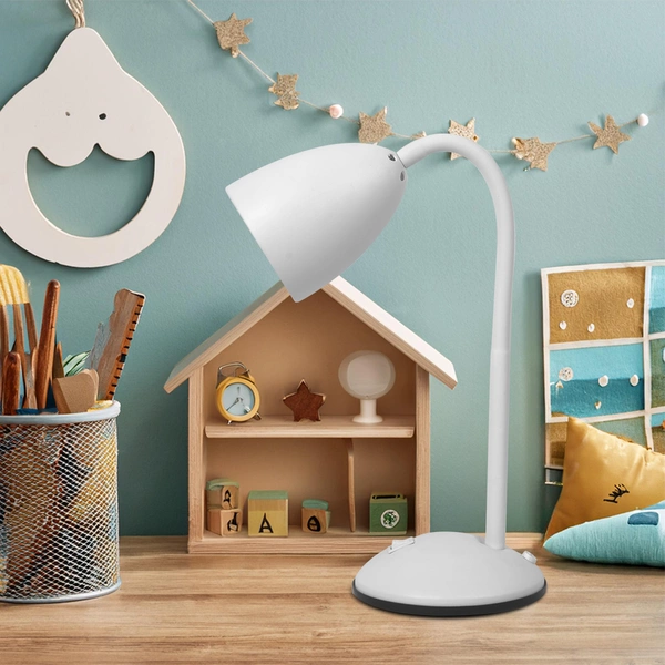 Lampka biurkowa LOGIC White 1xE27