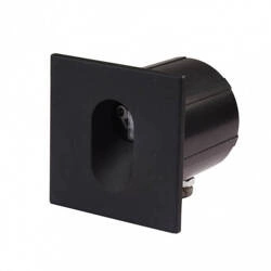 Oprawa zewnętrzna wpuszczana Rovato dł. 7cm 3W LED barwa ciepła 3000K | czarny