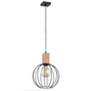 Lampa wisząca ALFA ARIZAN DREWNIANA 1xE27 25cm | 27801