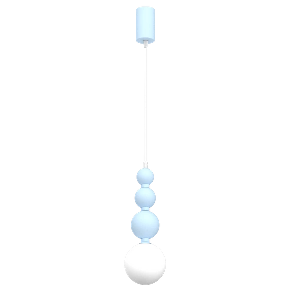 Lampa wisząca BOULE Blue 1xG9