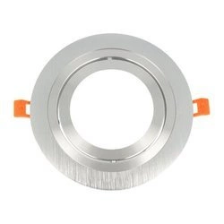 Oprawa oczko sufitowe aluminiowe AR111 okrągłe ruchome | srebrny