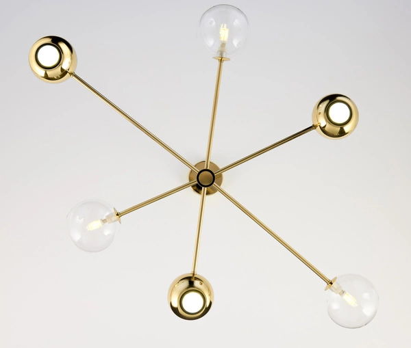 Nowoczesny Żyrandol MOKA wys. 47-69cm 3xG9 3xGU10
14W IP20 | Złoty