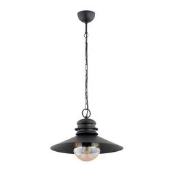 Lampa wisząca ALFA HOLLY DUO CZARNA 1xE14 40cm | 61340