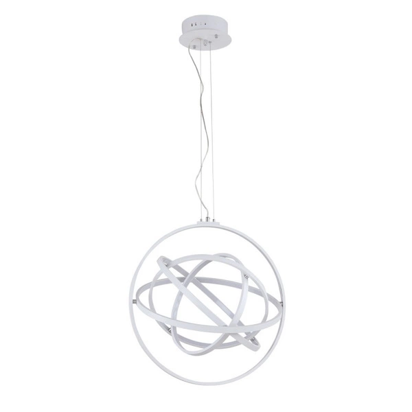 Lampa wisząca Tryton śr. 60cm 56W LED barwa ciepła 3000K | czarny