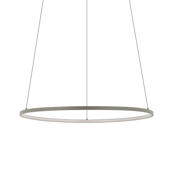 Lampa wisząca CIRCOLO LED SILK OLIVE M wys.140cm szer.60cm 21W 3000K 660lm IP20 | Silk olive