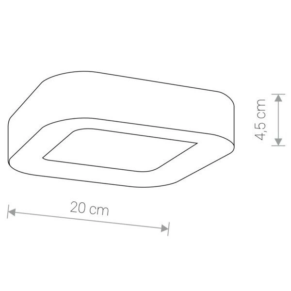 Zewnętrzny plafon PUEBLA LED 9513