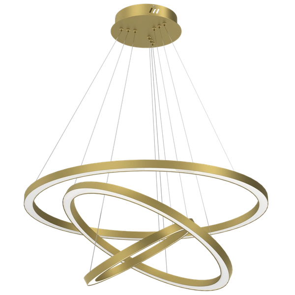 Lampa wisząca GALAXIA, ML8425, złoty mat, 85W LED, barwa ciepła 3500K