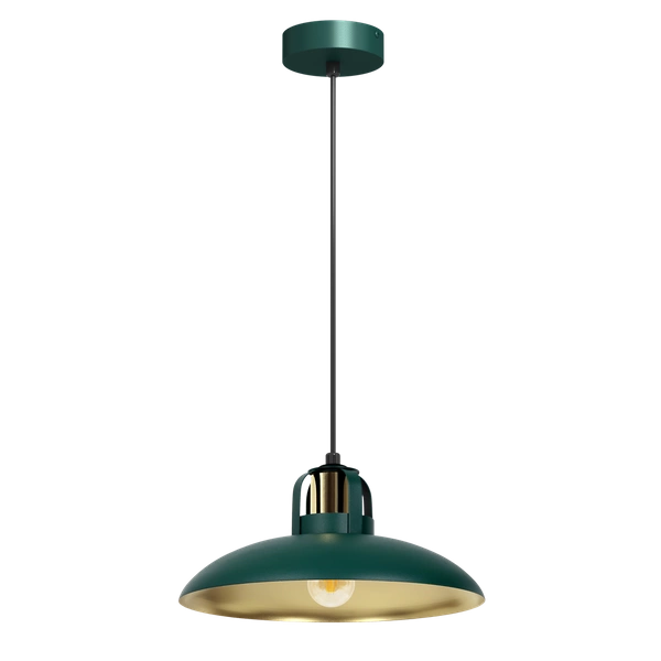 Lampa wisząca FELIX GREEN/GOLD 1xE27
