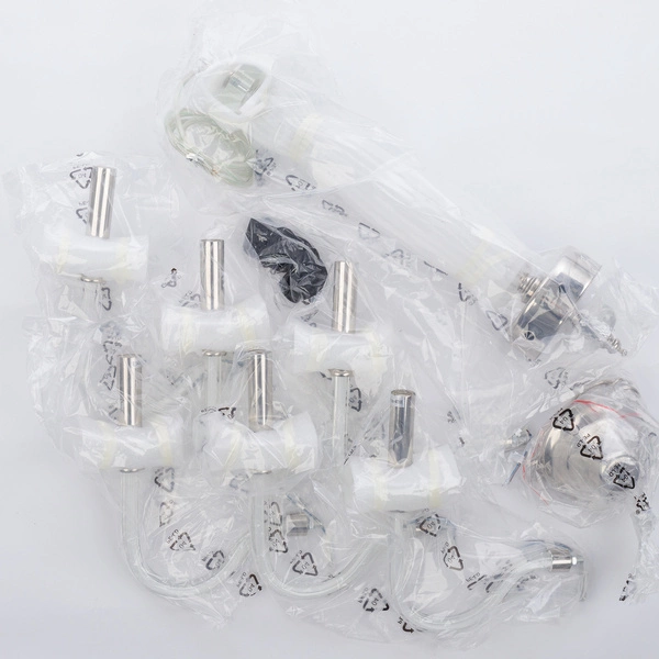 Żyrandol HAMPTON VI klasyczny szkło i stal chromowana | srebrny 8154