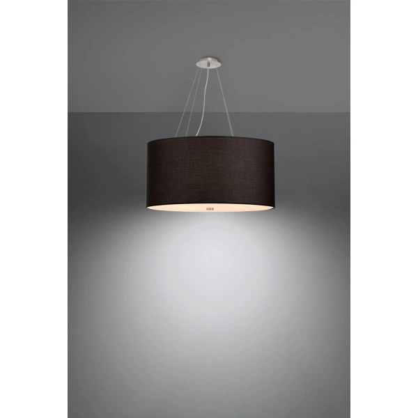 Nowoczesna lampa wisząca OTTO SL.0788 60cm czarna 5xE27
