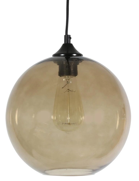 Lampa wisząca EDISON 31-28259 klosz brązowy + żarówka 60W E27