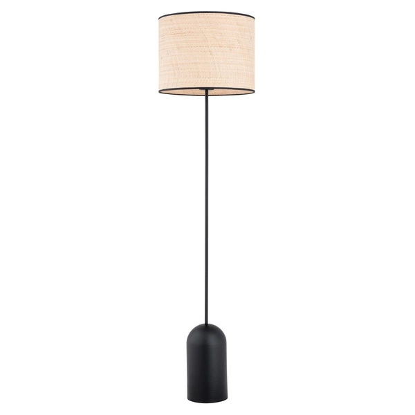 Lampa podłogowa Emibig ASPEN LP1 Czarny/RATTAN 1324/LP1