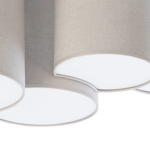 Nowoczesna lampa sufitowa MONA NATURE 6593 5xE27 | beżowy 6593