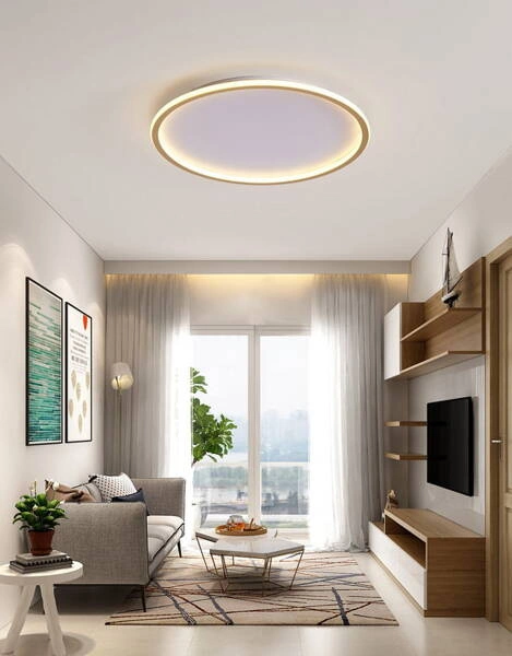 Plafon LED 36W Okrągły Złoty CCT 3000K/4000K/6000K 60cm Abruzzo Angelo