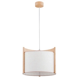 Lampa wisząca ALFA GALDI GRAND DREWNIANA 1xE27 45cm | 61297