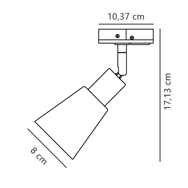 Oświetlenie szynowe KoniekLink GU10 50W Metal | Biały