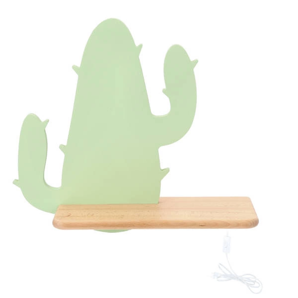 Kinkiet dziecięcy IQ KIDS CACTUS 2, 21-01009, zielony, 4W LED, barwa neutralna 4000K