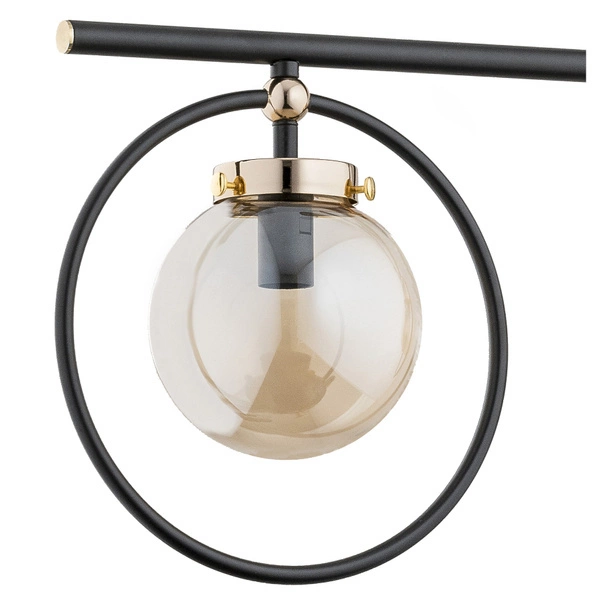 Lampa wisząca ALFA VASIDO CZARNA 3xE14 13cm | 62196