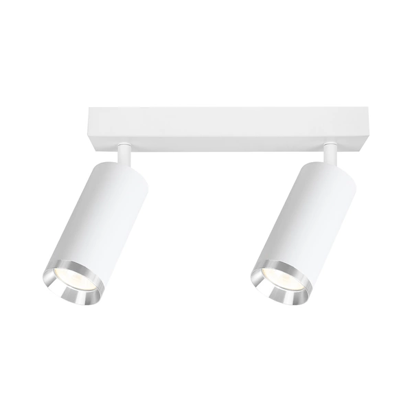 Oprawa Mica Spot Biały + Chrom 2xGU10