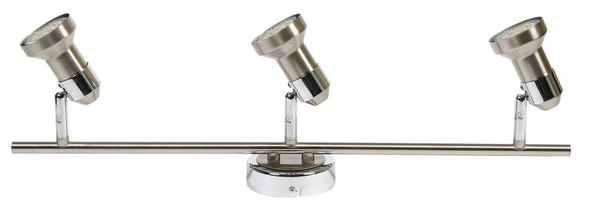 Lampa sufitowa/ścienna ARKON listwa 93-59598 satyna nikiel/chrom 3xGU10