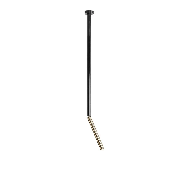 Aldex Lampa sufitowa STICK LONG, 1067PL_G1_L, czarny/złoty, 1x35W G9