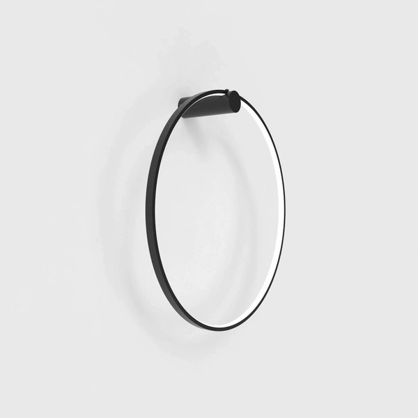 Kinkiet MIRROR, mały, czarny, 35W LED, barwa ciepła 3000K, IP44