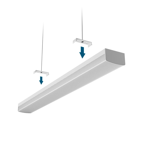 Lniniowa lampa LIMEA SUBTILO 60cm 15W zmienna barwa CCT 230V 120st IP20 BIAŁY 2 lata gw.