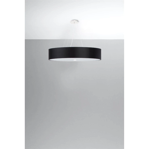Lampa wisząca SKALA SL.0804, 80cm, czarna, 6x60W E27